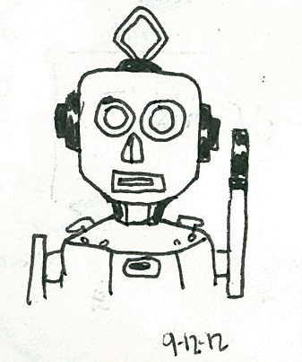 lunctime drawing 9-12-12 ROBOT